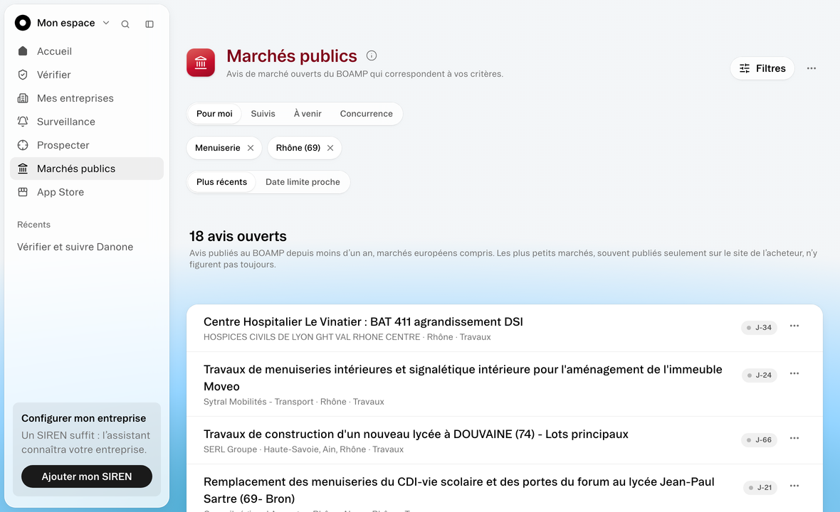 Marchés publics. Repérez les appels d’offres utiles.